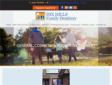 Tablet Screenshot of dixhillsdentist.com